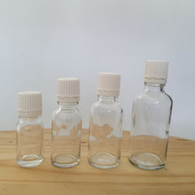Load image into Gallery viewer, Clear Glass Bottles with Dropper Cap
