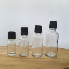 Load image into Gallery viewer, Clear Glass Bottles with Dropper Cap
