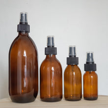 Load image into Gallery viewer, Amber Glass Bottle with Mist Sprayer
