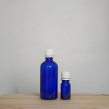 Load image into Gallery viewer, Blue Glass Bottles with Dropper Cap

