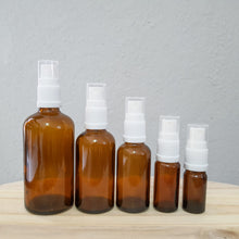 Load image into Gallery viewer, Amber Glass Bottles with Mist Spray
